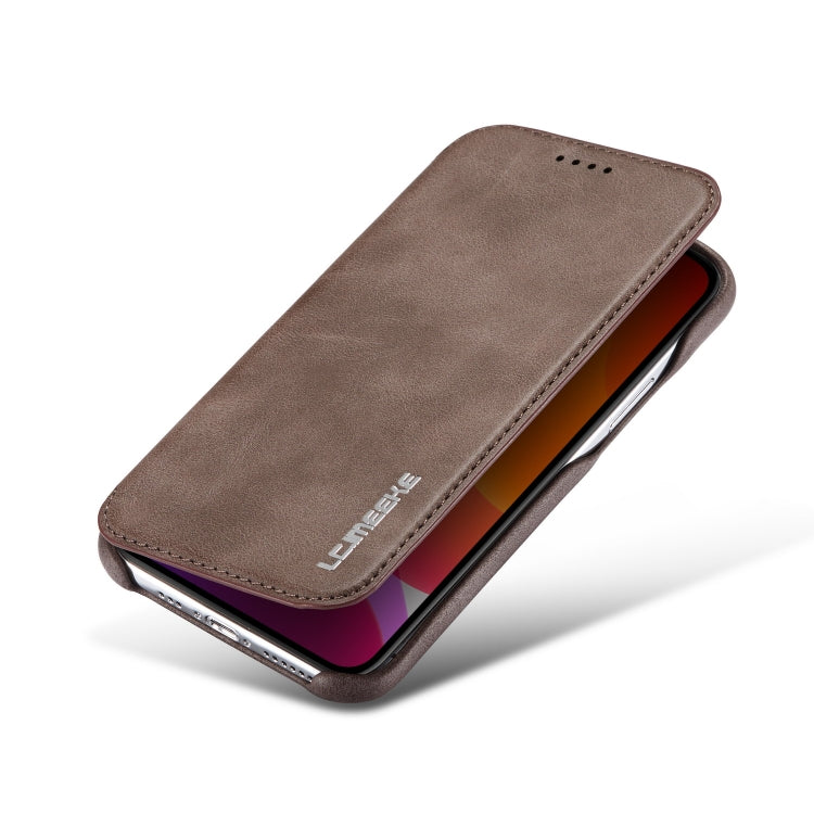 For iPhone 11 Hon Ancient Series Leather Case with Card Slots & Holder & Wallet