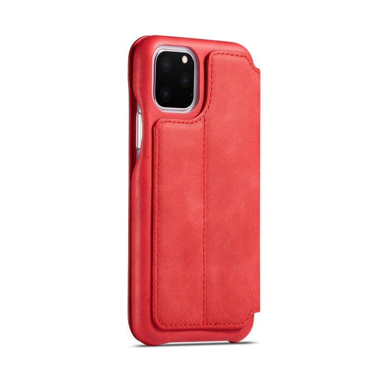 For iPhone 11 Hon Ancient Series Leather Case with Card Slots & Holder & Wallet