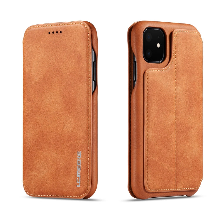 For iPhone 11 Pro Hon Ancient Series Leather Case with Card Slots & Holder & Wallet