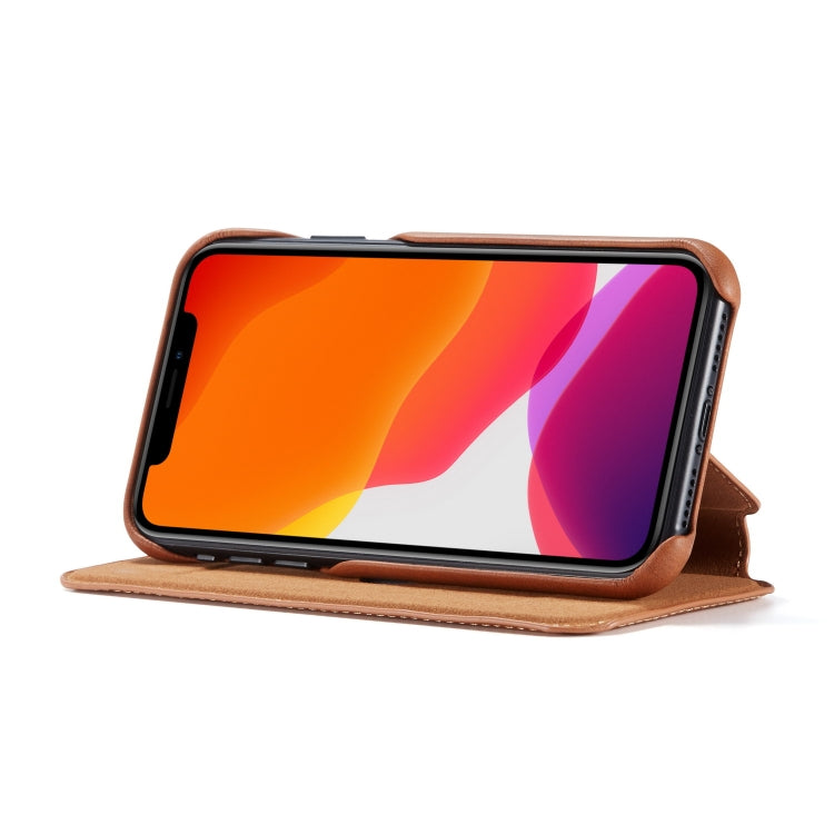 For iPhone 11 Pro Hon Ancient Series Leather Case with Card Slots & Holder & Wallet