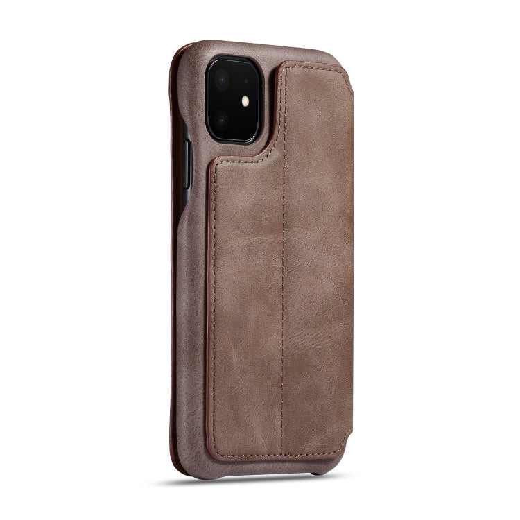 For iPhone 11 Pro Hon Ancient Series Leather Case with Card Slots & Holder & Wallet