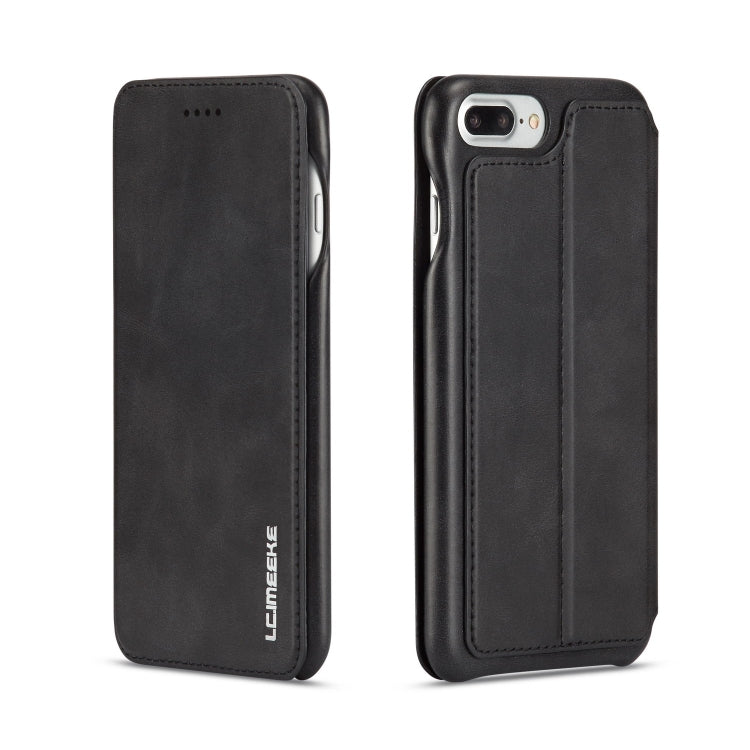 For iPhone 8 Plus / 7 Plus Hon Ancient Series Leather Case with Card Slots & Holder & Wallet