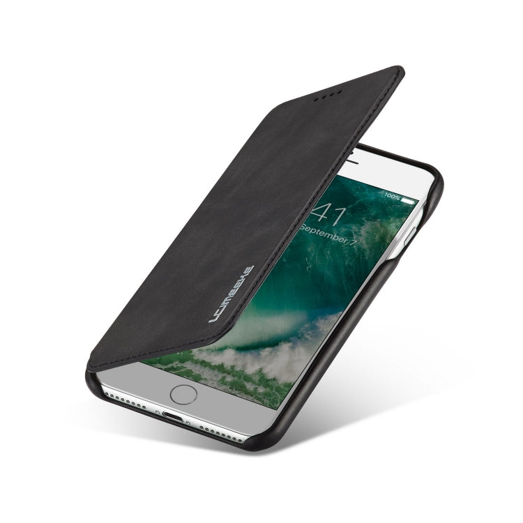 For iPhone 8 Plus / 7 Plus Hon Ancient Series Leather Case with Card Slots & Holder & Wallet