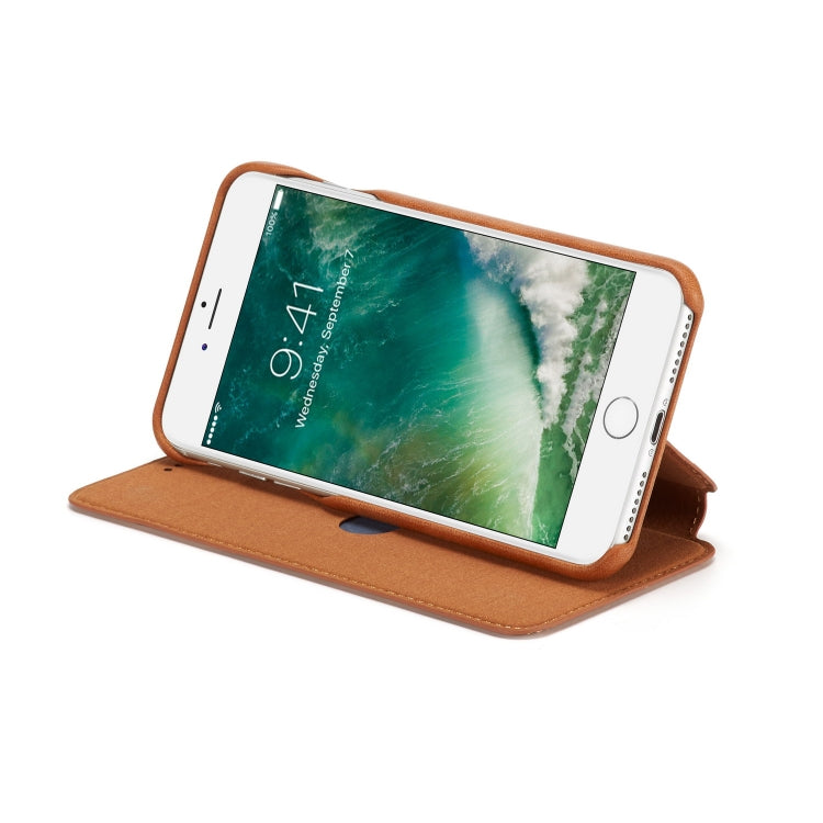 For iPhone 8 Plus / 7 Plus Hon Ancient Series Leather Case with Card Slots & Holder & Wallet
