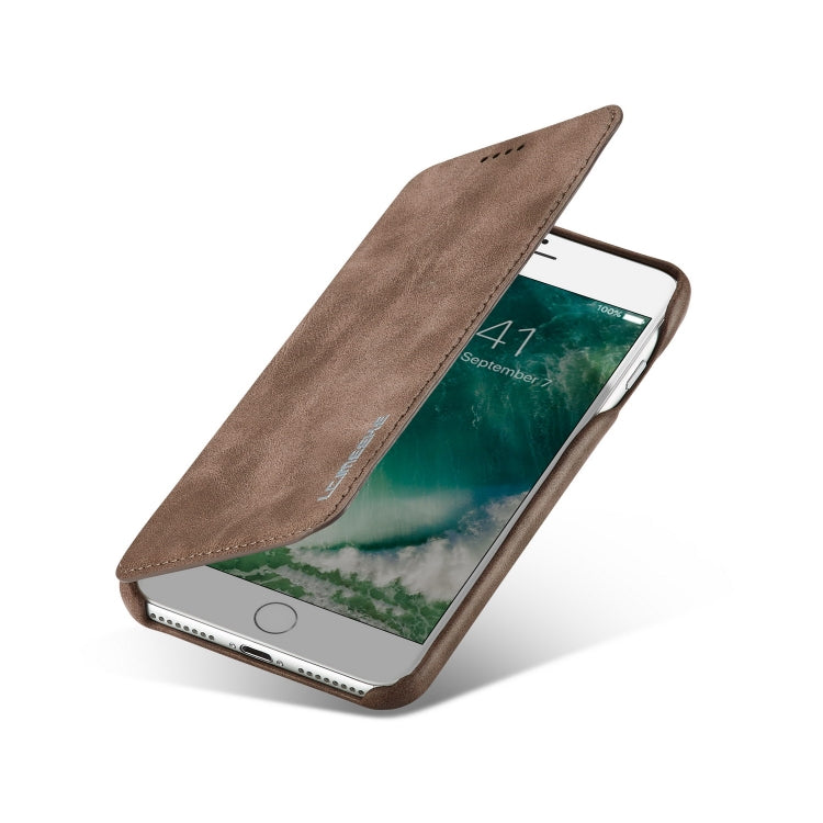 For iPhone 8 Plus / 7 Plus Hon Ancient Series Leather Case with Card Slots & Holder & Wallet