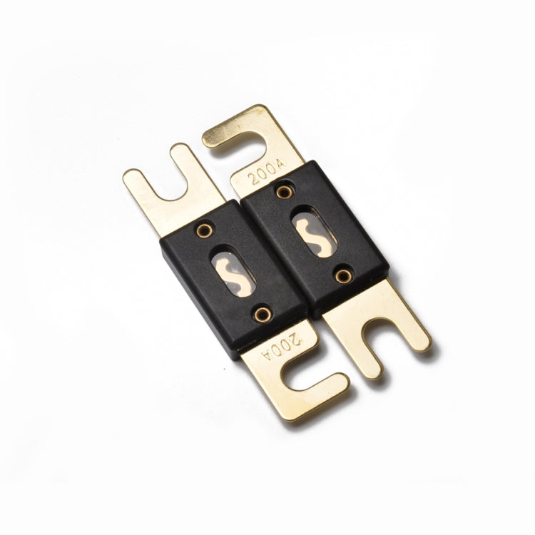 A0109 5 PCS 200A Gold-plated Large Forkbolt Car ANL Fuse