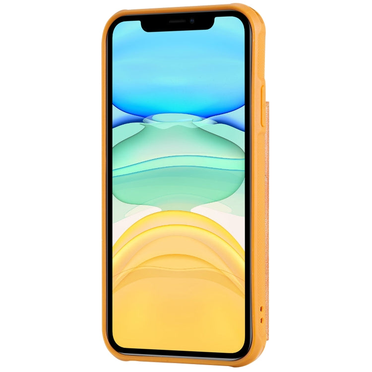 For iPhone 11 For  iPhone 11 Buckle Zipper Shockproof Protective Case with Holder & Card Slots & Wallet & Lanyard & Photos Frame