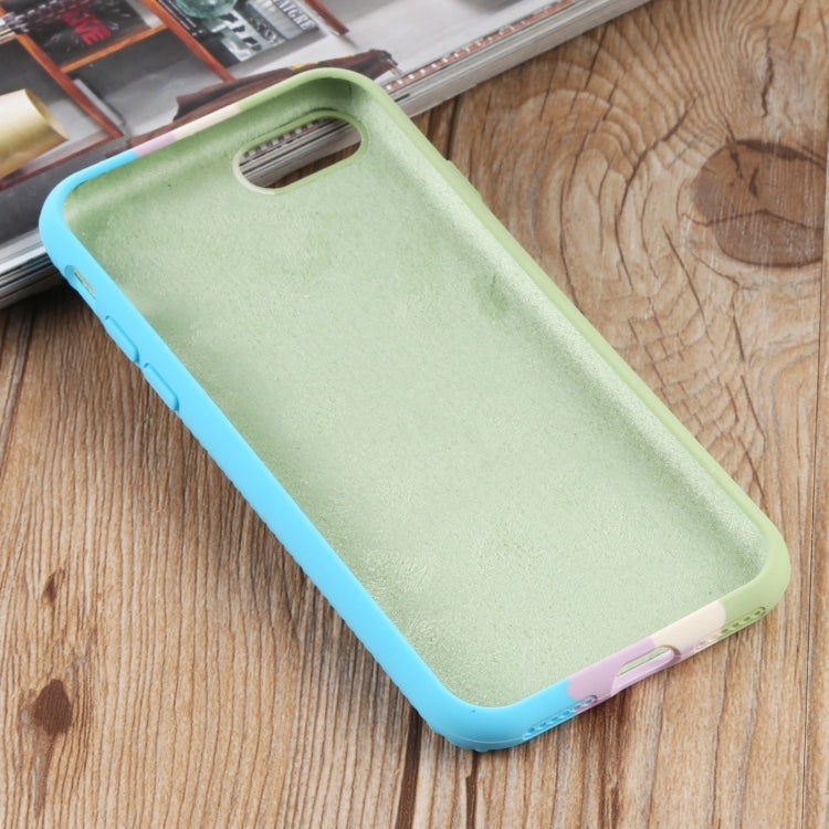 For iPhone SE 2022 / SE 2020 / 8 / 7 Herringbone Texture Silicone Protective Case