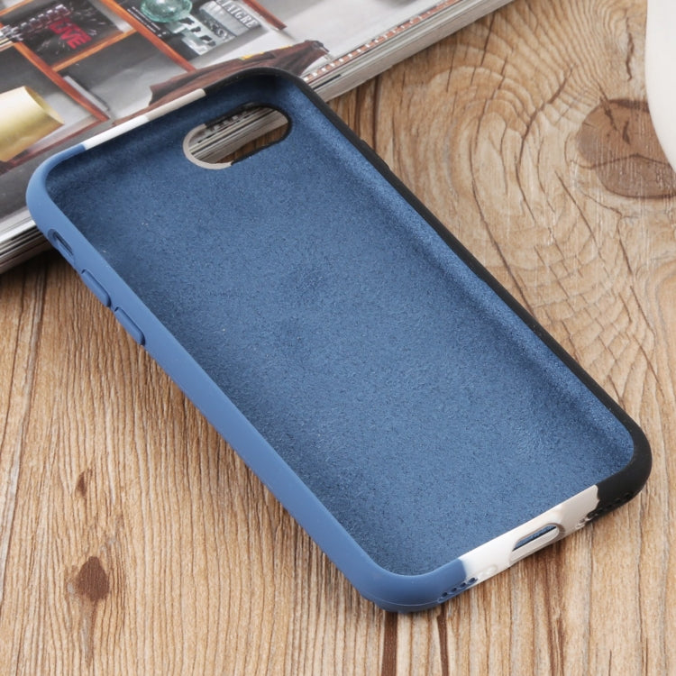 For iPhone SE 2022 / SE 2020 / 8 / 7 Herringbone Texture Silicone Protective Case
