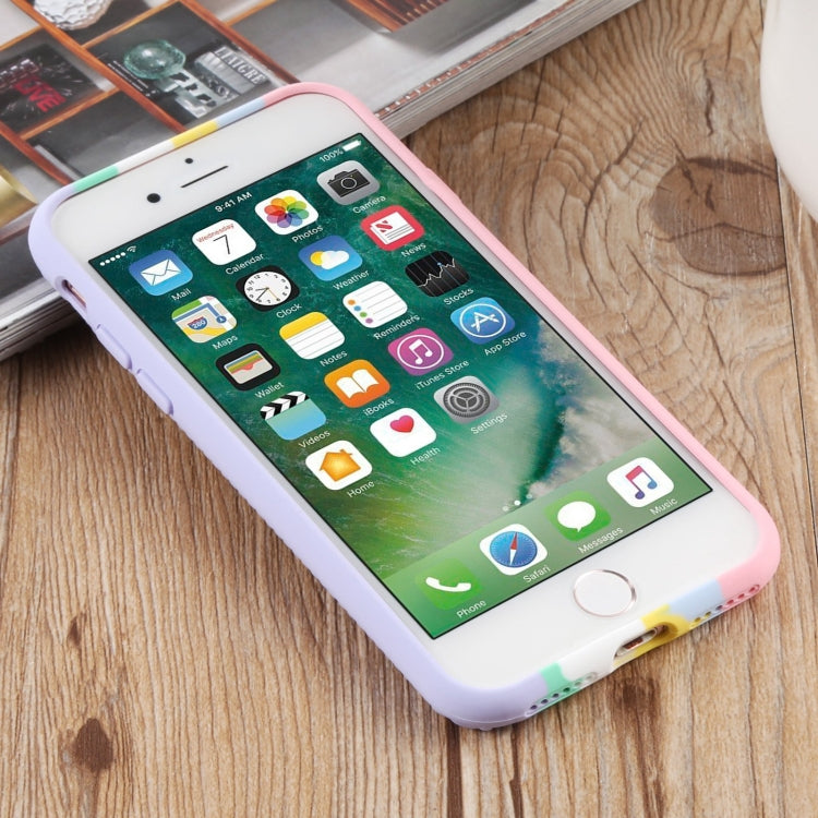 For iPhone SE 2022 / SE 2020 / 8 / 7 Herringbone Texture Silicone Protective Case