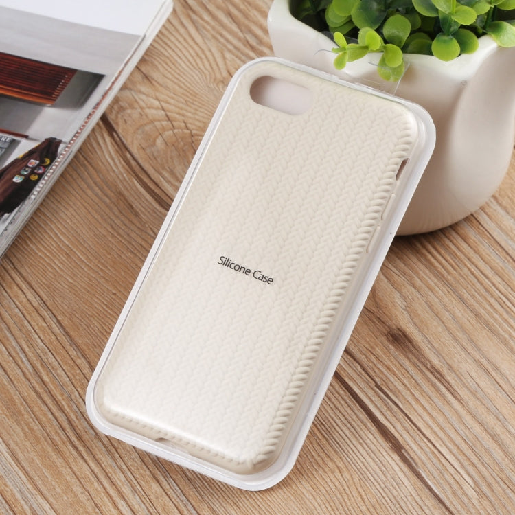 Herringbone Texture Silicone Protective Case For iPhone 8 Plus & 7 Plus
