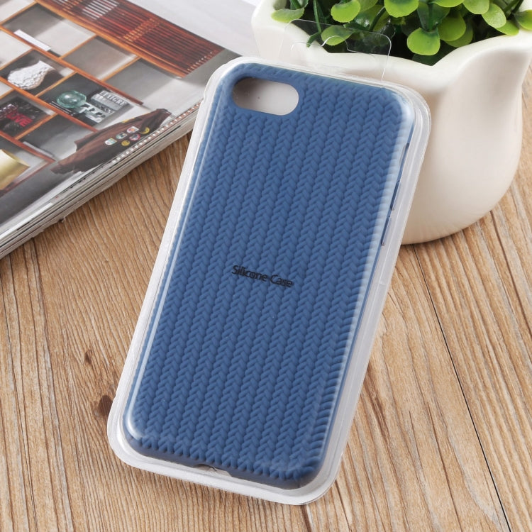 Herringbone Texture Silicone Protective Case For iPhone 8 Plus & 7 Plus