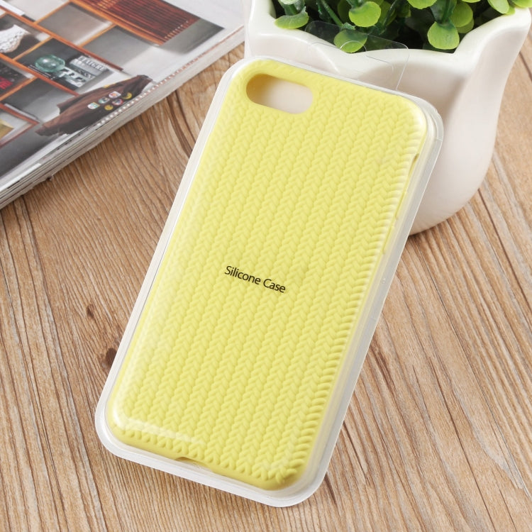 Herringbone Texture Silicone Protective Case For iPhone 8 Plus & 7 Plus