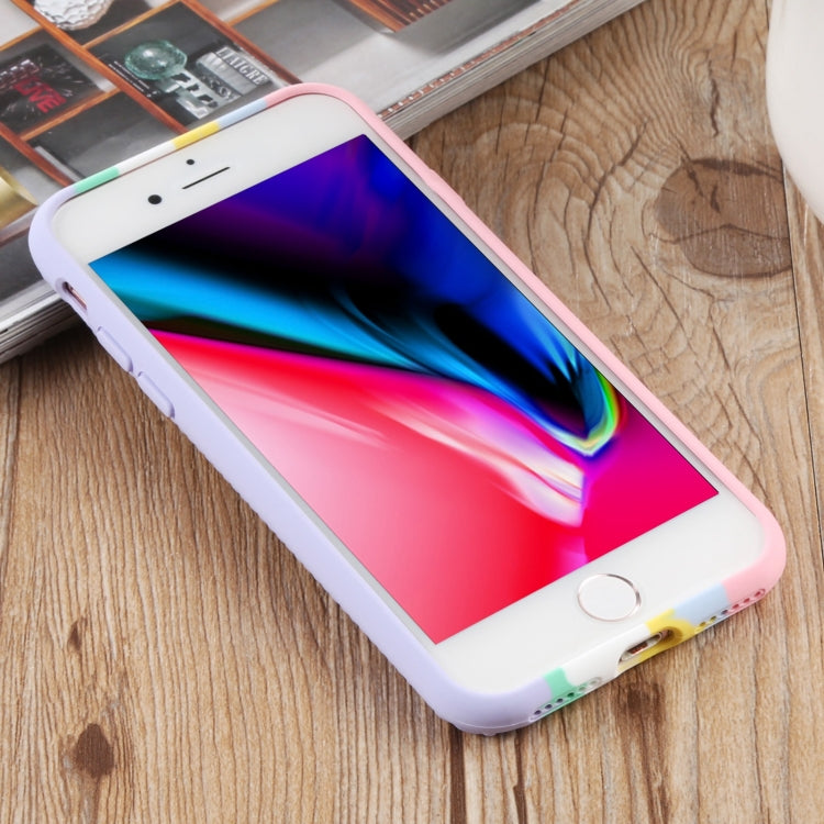 Herringbone Texture Silicone Protective Case For iPhone 8 Plus & 7 Plus