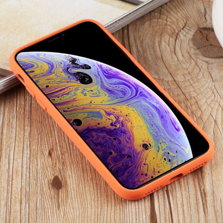For iPhone XS Max Herringbone Texture Silicone Protective Case