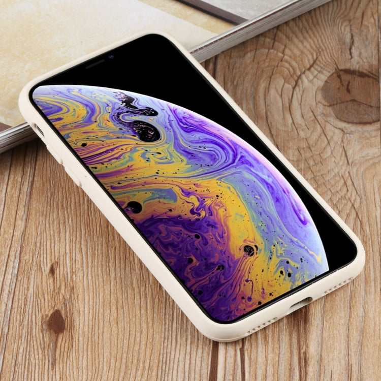 For iPhone XS Max Herringbone Texture Silicone Protective Case