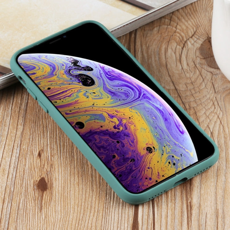For iPhone XS Max Herringbone Texture Silicone Protective Case