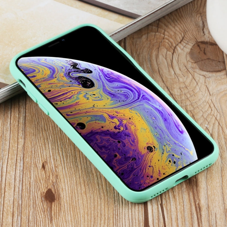 For iPhone XS Max Herringbone Texture Silicone Protective Case