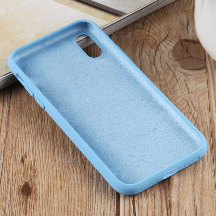 For iPhone XS Max Herringbone Texture Silicone Protective Case