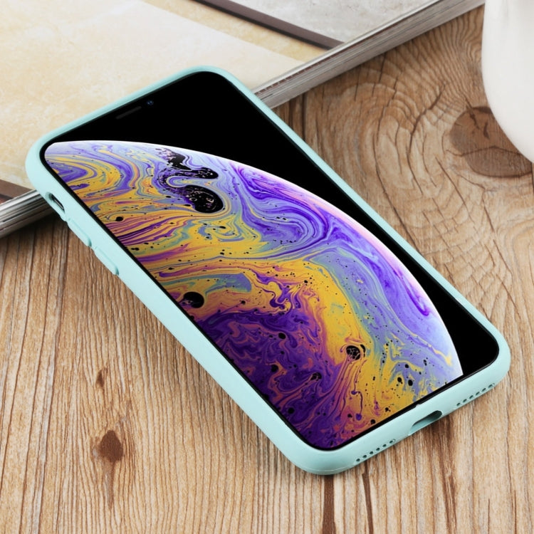 For iPhone XS Max Herringbone Texture Silicone Protective Case