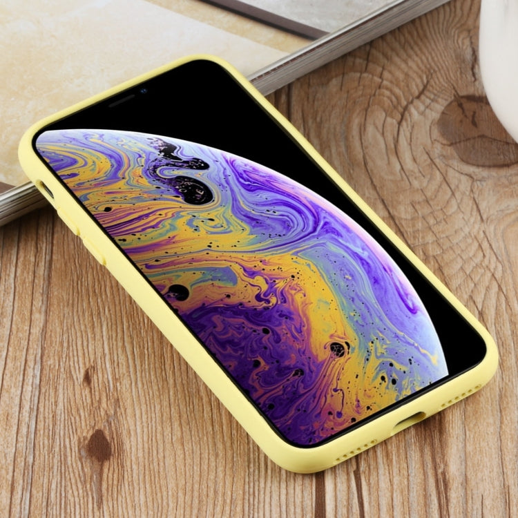For iPhone XS Max Herringbone Texture Silicone Protective Case