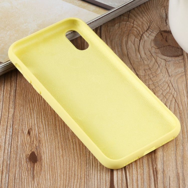 For iPhone XS Max Herringbone Texture Silicone Protective Case