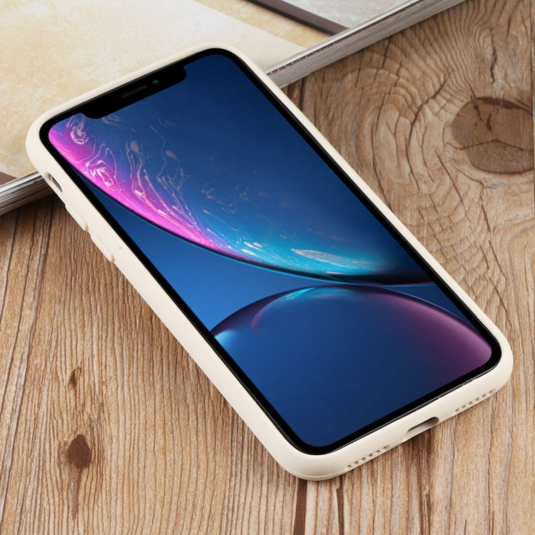 For iPhone XR Herringbone Texture Silicone Protective Case