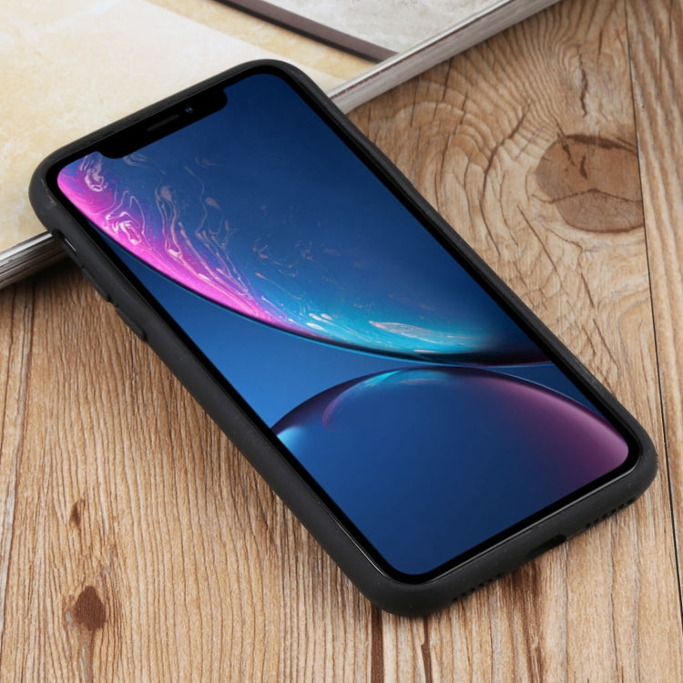 For iPhone XR Herringbone Texture Silicone Protective Case