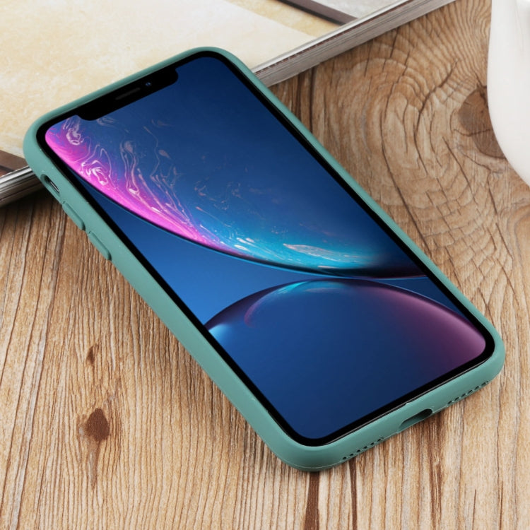For iPhone XR Herringbone Texture Silicone Protective Case
