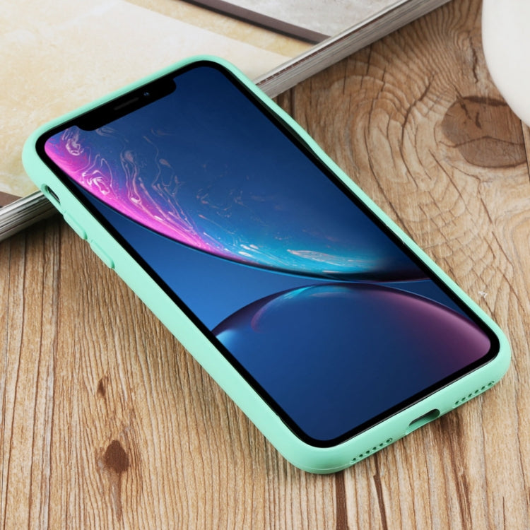 For iPhone XR Herringbone Texture Silicone Protective Case