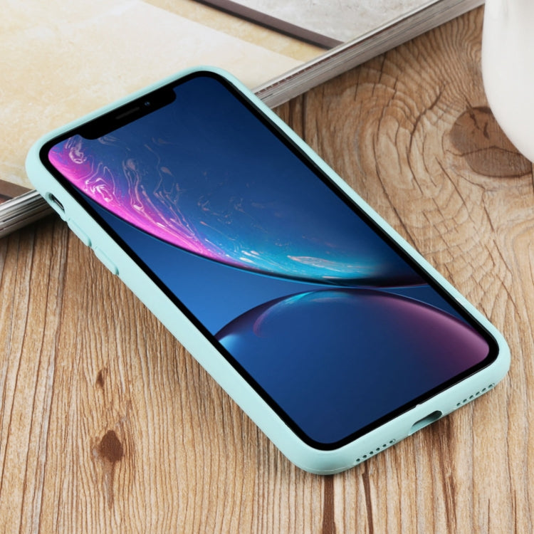 For iPhone XR Herringbone Texture Silicone Protective Case