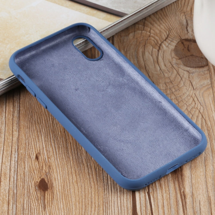 For iPhone XR Herringbone Texture Silicone Protective Case