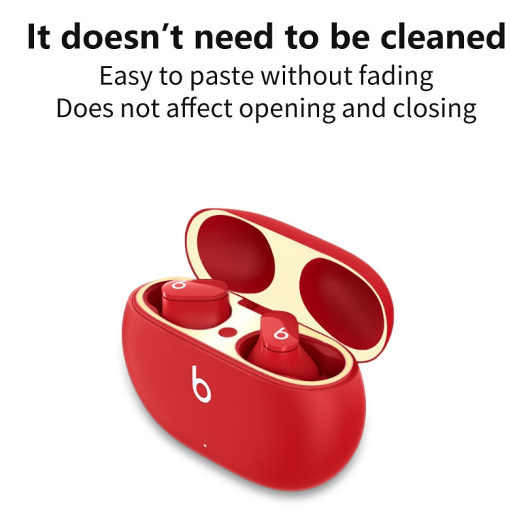 For Beats Studio Buds Wireless Bluetooth Earphone Magic Sound Metal Protective Sticker