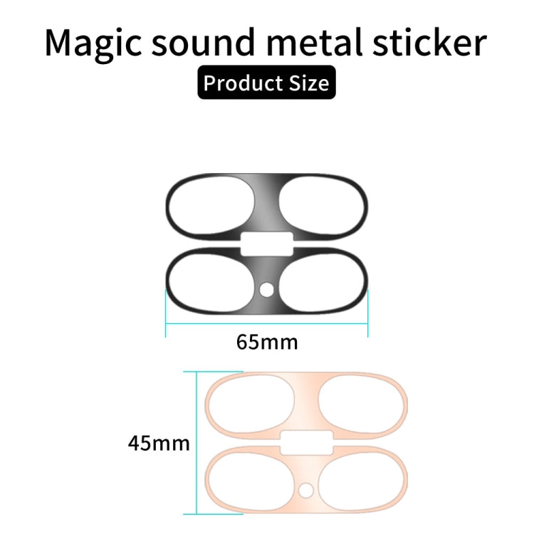 For Beats Studio Buds Wireless Bluetooth Earphone Magic Sound Metal Protective Sticker