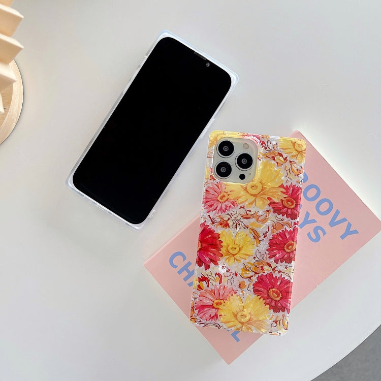 For iPhone 13 Pro Shell Pattern Shockproof Square Protective Case