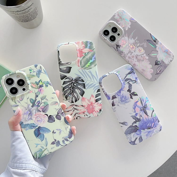 For iPhone 13 Pro Laser Pattern TPU Protective Case