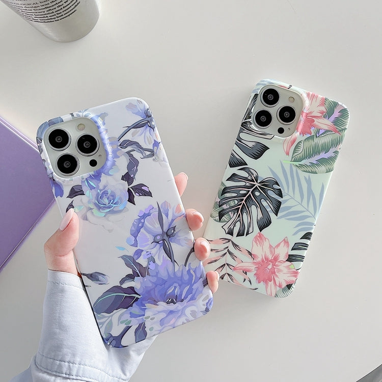 For iPhone 13 Pro Laser Pattern TPU Protective Case