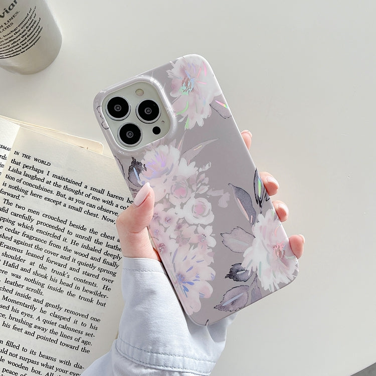 For iPhone 13 Pro Max Laser Pattern TPU Protective Case
