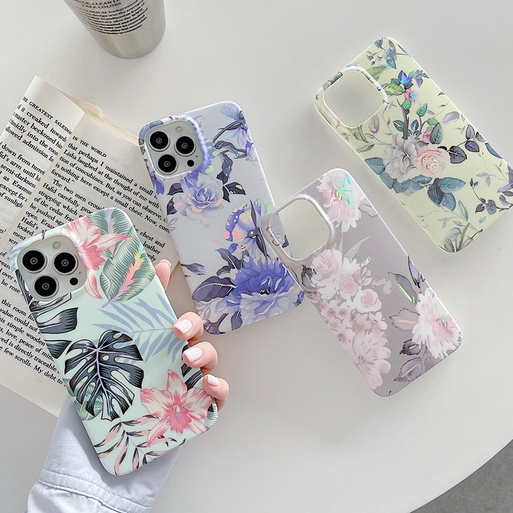 For iPhone 13 Pro Max Laser Pattern TPU Protective Case