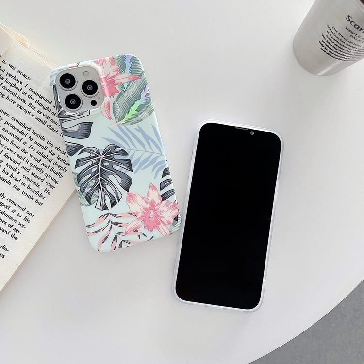 For iPhone 13 Pro Max Laser Pattern TPU Protective Case