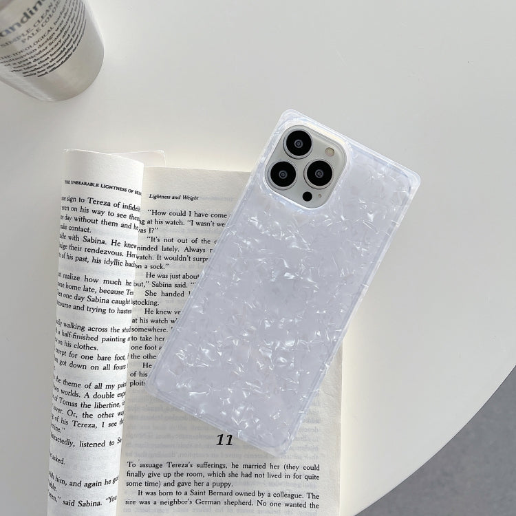 For iPhone 13 Shell Pattern Straight-Edge Soft TPU Protective Case