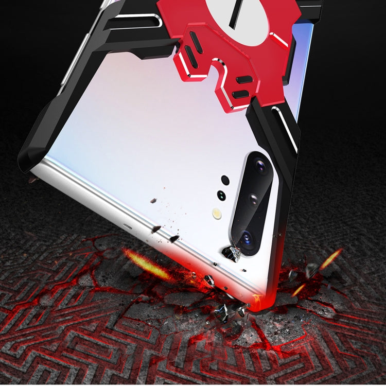 For Galaxy Note 10 Hero Series Anti-fall Wear-resistant Metal Protective Case with Bracket