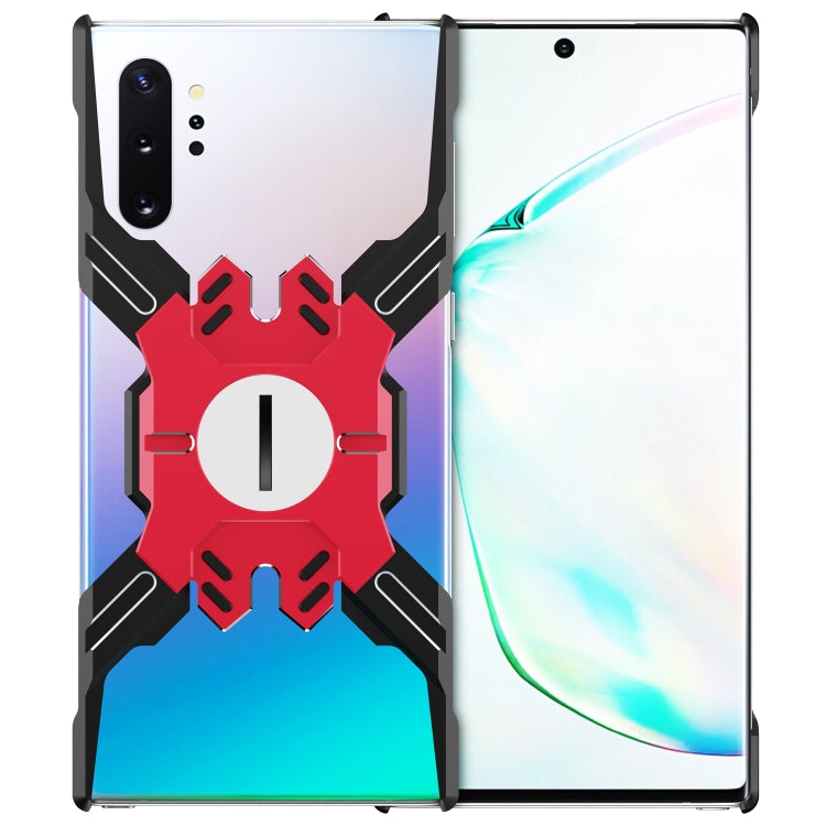 For Galaxy Note 10+ Hero Series Anti-fall Wear-resistant Metal Protective Case with Bracket