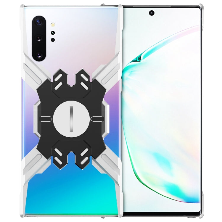 For Galaxy Note 10+ Hero Series Anti-fall Wear-resistant Metal Protective Case with Bracket