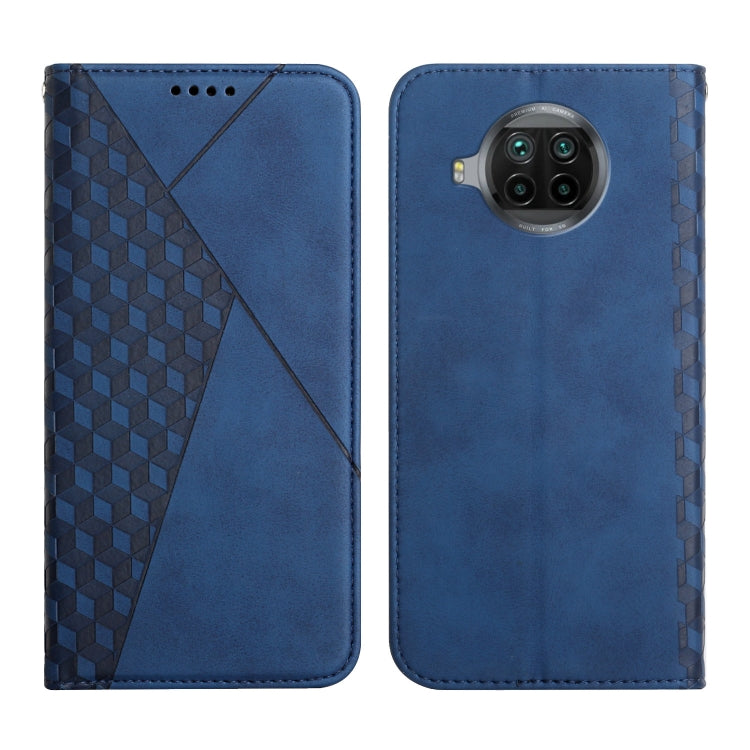 For Xiaomi Mi 10T Lite 5G Diamond Pattern Splicing Skin Feel Magnetic Horizontal Flip Leather Case with Card Slots & Holder & Wallet