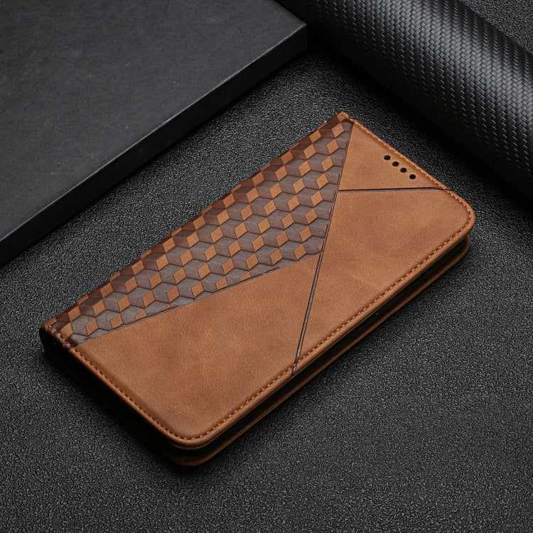 For OPPO A52 / A72 / A92 Diamond Pattern Splicing Skin Feel Magnetic Horizontal Flip Leather Case with Card Slots & Holder & Wallet