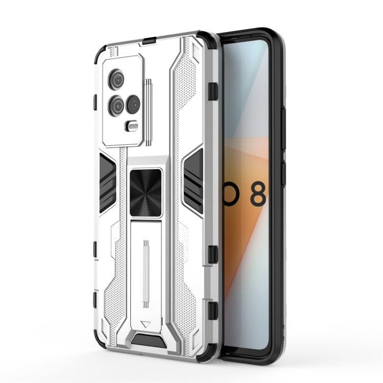 For vivo iQOO 8 Supersonic PC + TPU Shock-proof Protective Case with Holder