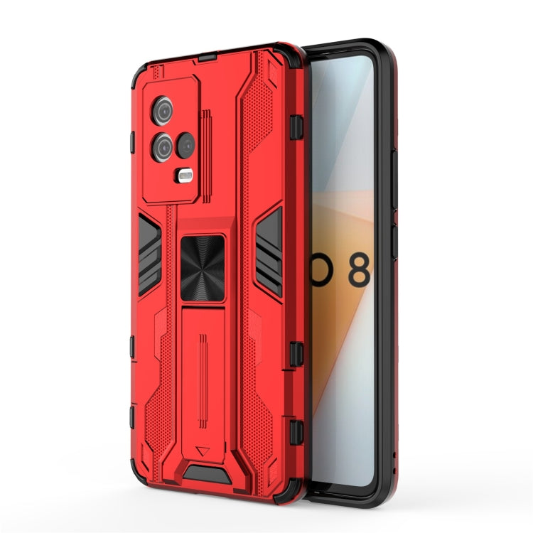 For vivo iQOO 8 Supersonic PC + TPU Shock-proof Protective Case with Holder