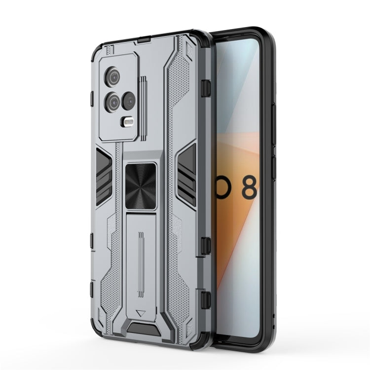For vivo iQOO 8 Supersonic PC + TPU Shock-proof Protective Case with Holder