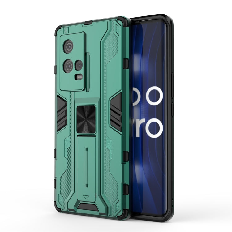 For vivo iQOO 8 Pro Supersonic PC + TPU Shock-proof Protective Case with Holder